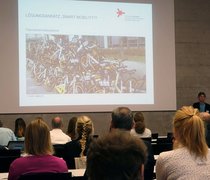 Symposium "Stadtverkehr von morgen – 'Smart Mobility‘ statt Daseinsvorsorge?" in der Hochschule RheinMain - © Hochschulkommunikation | Hochschule RheinMain